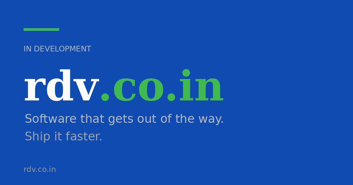 Link preview image for rdv.co.in